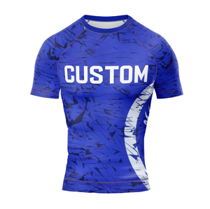 Maßgefertigtes Herren-Wrestling-Set Vollständig Sublimiert 2-teilig T-Shirts Internationale Kampfsportbekleidung - Product Image 3