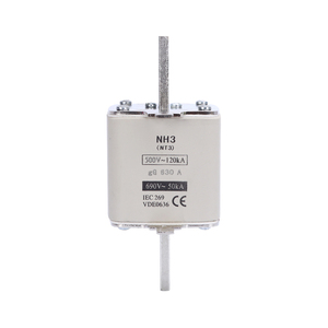 Thiết bị phân phối điện áp thấp NT3/<span class=keywords><strong>630A</strong></span> cầu chì có thể đặt lại nóng chảy <span class=keywords><strong>630A</strong></span> 15kA IEC - Product Image 5