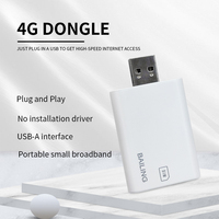 Dongle 4G LTE con Ranura para Tarjeta SIM, Adaptador Ethernet, Tarjeta de Red, Adaptador USB Inalámbrico para PC, Dongle 4G, Módem Cat 4, Dongle USB con Bloqueo