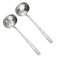 Louche à soupe résistante à la chaleur - Pour filtrer la soupe, le bouillon, éliminer la mousse et les impuretés, convient pour un usage domestique et en restaurant