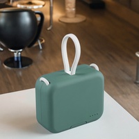 Mini sac à main multifonctionnel avec chargeur intégré, charge rapide avec double câble, batterie externe mobile