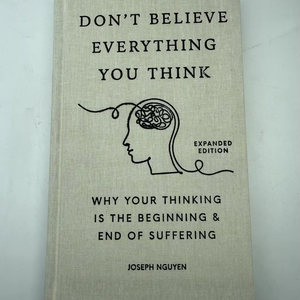 Miglior Romanzo Inglese di Alta Qualità 'Non Ti Affidare a <span class=keywords><strong>Tutto</strong></span> Ciò che Pensi' con Carta Offset e Superficie Goffrata di Joseph Nguyen D2675 - Product Image 1