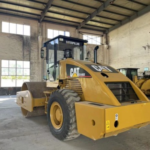 Rodillo Compactador Usado CAT CS683E Caterpillar, Rodillo Compactador Pesado para Carreteras, Máquina de Construcción de Ingeniería Usada - Product Image 2