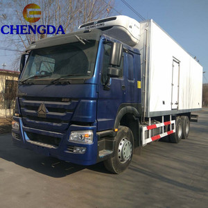 Camión frigorífico <span class=keywords><strong>de</strong></span> alimentos con contenedor mini usado, <span class=keywords><strong>camiones</strong></span> con caja congeladora a la venta - Product Image 1