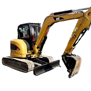 Miniexcavadora Hidráulica Usada de Segunda Mano Caterpillar 305C CAT 305 305C 305CR de 5 Toneladas con Motor y Accesorio de Barrena - Product Image 1