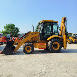 7,6 Tonnen Bagger lader mit Cummins-Dieselmotor und 1,5 m³ hinterem Grabs chaufel - Product Image 1