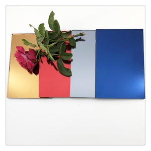 Gold Colored <b>Mirror</b> Wall Decorative <b>Mirror</b> Sheet <b>Panel</b> Colored Glass Bronze Tinted Body Tinted <b>Mirror</b> - Product Image 5
