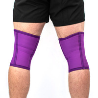 Roegadyn OEM Personnalisé Vente en Gros Haltérophilie Genouillères Néoprène 7MM Gym Sports Compression Genouillères Soutien Orthèse