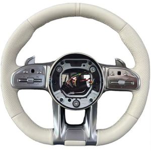 Housse de <span class=keywords><strong>volant</strong></span> en daim pour <span class=keywords><strong>Mercedes</strong></span> Benz S550 SL C300 GLK350 SE, cuir Alcantara sport, très demandée - Product Image 1