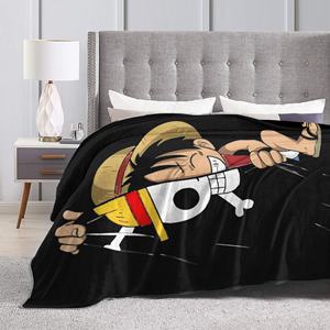 Plaids rétro en peluche à thème anime et <span class=keywords><strong>manga</strong></span>, couverture chaude et originale pour chaise, canapé, printemps, automne, dérivés d'anime - Product Image 3