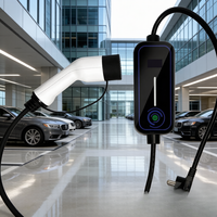 Nueva Estación de Carga Móvil para Vehículos Eléctricos 3.5/7kW Tipo 2 con Clasificación IP54, Cable de 5m, Conexión y Carga para Flotas, Jinghu TA-AC-B1-B