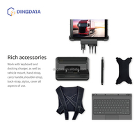 Tableta de teclado opcional Android 11 GMS resistente con escáner de código de barras portátil de 8 núcleos Tablet PC de 12,2 pulgadas