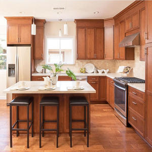 Gabinete de Cocina Moderno de Madera Personalizado de Alta Calidad con Tamaño y Color a Medida - Product Image 4