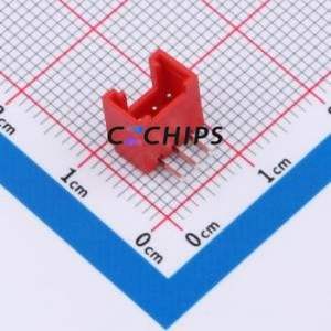 BX-HY2.0-3PWZ-R Wire-to-Board Pin Header Bent Lead Through Hole,P=2mm Connector 1x3P 2mm Right Angle Insert HY - Product Image 1