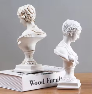 Fabbrica all'ingrosso resina Vintage Venus scultura ornamenti fatti a mano filosofo ritratto statua per la decorazione interna - Product Image 4