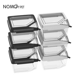 Nomo H7 solide en plastique rampant Pet Reptile boîte d'alimentation serpent araignée lézard Scorpion cornu grenouille <span class=keywords><strong>coléoptère</strong></span> <span class=keywords><strong>insecte</strong></span> garde ceinture - Product Image 1