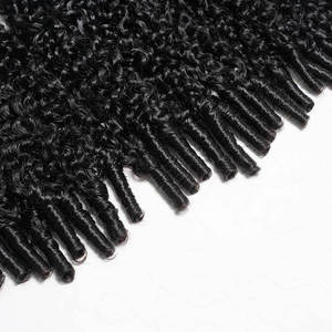 Extensions de cheveux au crochet pour revendeurs en gros, avec conception à fil invisible de haute qualité, pré-bouclées, boucles espagnoles, nœuds <span class=keywords><strong>miracle</strong></span> - Product Image 3