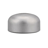Bouchon de tuyau EN 10253 en acier au carbone A420 WPL6, bouchon d'extrémité de tuyau basse température DN15-DN1200