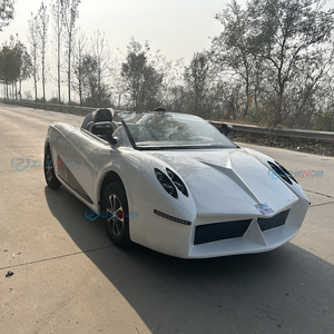Presa di fabbrica perfetta nuovo veicolo turistico energetico auto sportiva bianca nera Automobile elettrica sportiva
