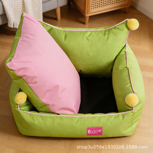 Four Seasons Full-Color Star-Painted Square Nest, Fence Nest, <b>Sofa</b> Nest, Cool-Feeling Medium and Small Bichon Frise Dog Nest, - Product Image 2