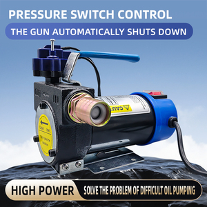 משאבת שמן חשמלית קטנה 12V24V דיזל נפט משאבת תדלוק מהירה, משאבת העברה 300W 45L/min OEM - Product Image 5