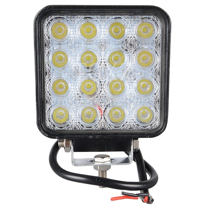 Factory Directly Spot Flood square 4.5inch 48w Truck Mounted Work Lights 12v LED Worklights