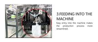 Machine de remplissage et de bouchage de sachets à dix têtes de grande capacité pour sauces liquides, détergents, produits chimiques quotidiens, aliments et yaourts