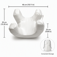 HUAJU Offre Spéciale Oreiller en Mousse à Mémoire de Forme Multifonctionnel en Polyester Confortable et Doux pour le Sommeil et la Beauté du Cou et du Visage
