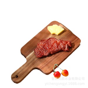 Acacia <b>Wood</b> Cutting Board Set Rectangle Solid <b>Wood</b> Kitchen Chopping <b>Block</b> With Lanyard Design - Product Image 5