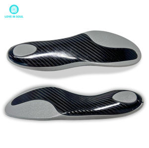 Plantillas de fibra de carbono genuina de alta calidad para aliviar el dolor y plantilla de carbono curva personalizable absorbente de golpes para correr deportivo - Product Image 4