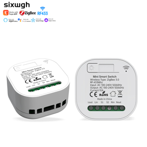 SIXWGH Zigbee 3.0 Smart Switch 16A Hub requis SmartThings Hubitat Wall Switch Low PowerConsumption Works AlexaGoogle UK/EU 10A - Product Image 1