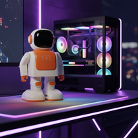 Robot intelligent éducatif interactif pour bureau, cadeau créatif, robot dansant, robot programmable, haut-parleur