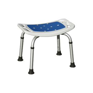 Chaise de douche et de toilette Sentinel 49,5x30x48 cm en alliage d'aluminium pour personnes âgées - Product Image 4