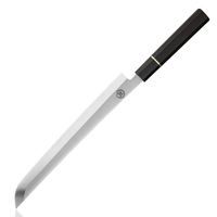 Cuchillo de cocina profesional japonés de 10,6 pulgadas, hoja de acero inoxidable, Sashimi, Sushi, rebanador