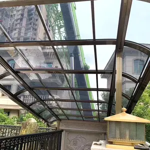 Groothandel Outdoor Balkon Luifels Verstelbare Opening Patio Dak Remote Controlled Intrekbare Pergola Luifel