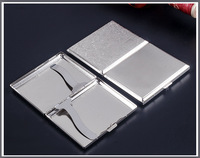 Nouvel étui à cigarettes en métal gaufré, capacité 18 cigarettes, portable, durable, écologique, pour hommes, élégant et tendance, cadeaux de bienvenue