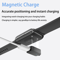 Adaptateur de charge magnétique en gros pour Samsung Galaxy Fit 3, station de charge Type-C pour montre connectée avec indicateur LED - Modèle 2026