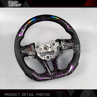 Volant de direction en fibre de carbone forgé sur mesure pour Hyundai Elantra N-Series I30 N I20 N Veloster N 2019-2015, accessoires intérieurs de voiture