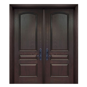 <span class=keywords><strong>Porte</strong></span> extérieure <span class=keywords><strong>en</strong></span> <span class=keywords><strong>bois</strong></span> italienne, <span class=keywords><strong>porte</strong></span> d'entrée moderne à double battant, 3 panneaux, designs modernes, <span class=keywords><strong>porte</strong></span> extérieure double <span class=keywords><strong>en</strong></span> noyer - Product Image 1