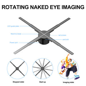 3d Holografik Fan 3d Hologram Fan Led Sapain 3d Hologram <strong>Projektor</strong> Fan - Product Image 3