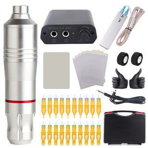 Kit de <span class=keywords><strong>machine</strong></span> de stylo de tatouage Support de Logo spécifications complètes personnalisées <span class=keywords><strong>Machine</strong></span> de stylo de tatouage avec adaptateur de batterie ensemble de pistolet de tatouage - Product Image 4