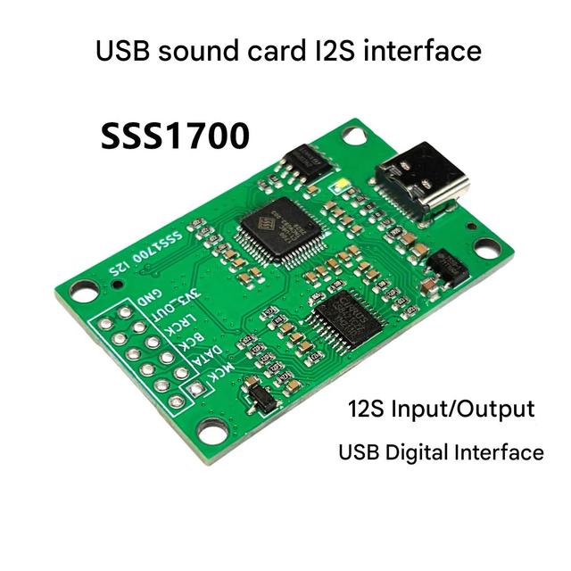 New and Original SSS1700 USB Sound Card I2S Interface USB to I2S Digital Audio Module
