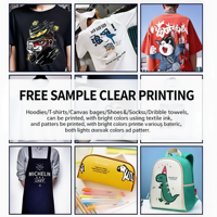 Imprimante DTG haute vitesse pour t-shirts, sweat-shirts, chemises et jeans offrant une excellente respirabilité et une grande résistance des couleurs.