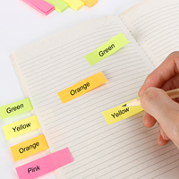Pour Eagle Memo 4 couleurs papier autocollant 15x50mm couleur mémo autocollants 4 paquets de 4x40 feuilles en stock