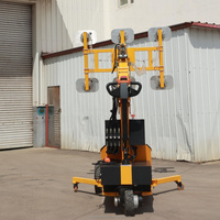 Robot de levage de vitres électrique hydraulique à batterie 300kg 600kg 5m de hauteur pour installation de fenêtres, machine de levage de verre 360°