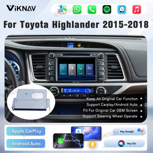 Decodificador Viknav Linux para Toyota Highlander 2015-2018, Mirror Wireless CarPlay, Android Auto, actualización estéreo, pantalla OEM, Retrofit. - Product Image 2