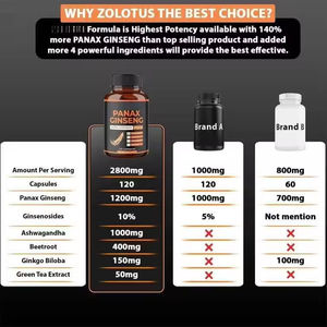 Gélules de <span class=keywords><strong>Ginseng</strong></span> Naturel Halal GZBC OEM/ODM à Marque Blanche pour la Santé et l'Énergie – Complément Alimentaire pour Adultes – 60 Gélules (2 x 30) - Product Image 6