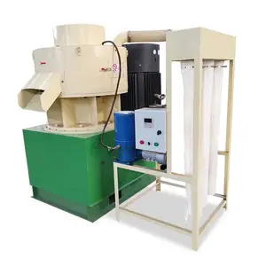 automatic full line diesel engine sawdust biomass wood pellet mill/wood pellet making machine