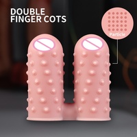 Manchon de masturbation en silicone pour doigts, jouet sexuel pour doigts, préservatifs pour doigts, stimulation du point G, jouets sexuels pour adultes pour couples LM-E706