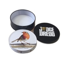 Ensemble de 6 verres ronds en liège de bière, emballage de sous-verres en étain, pour boisson